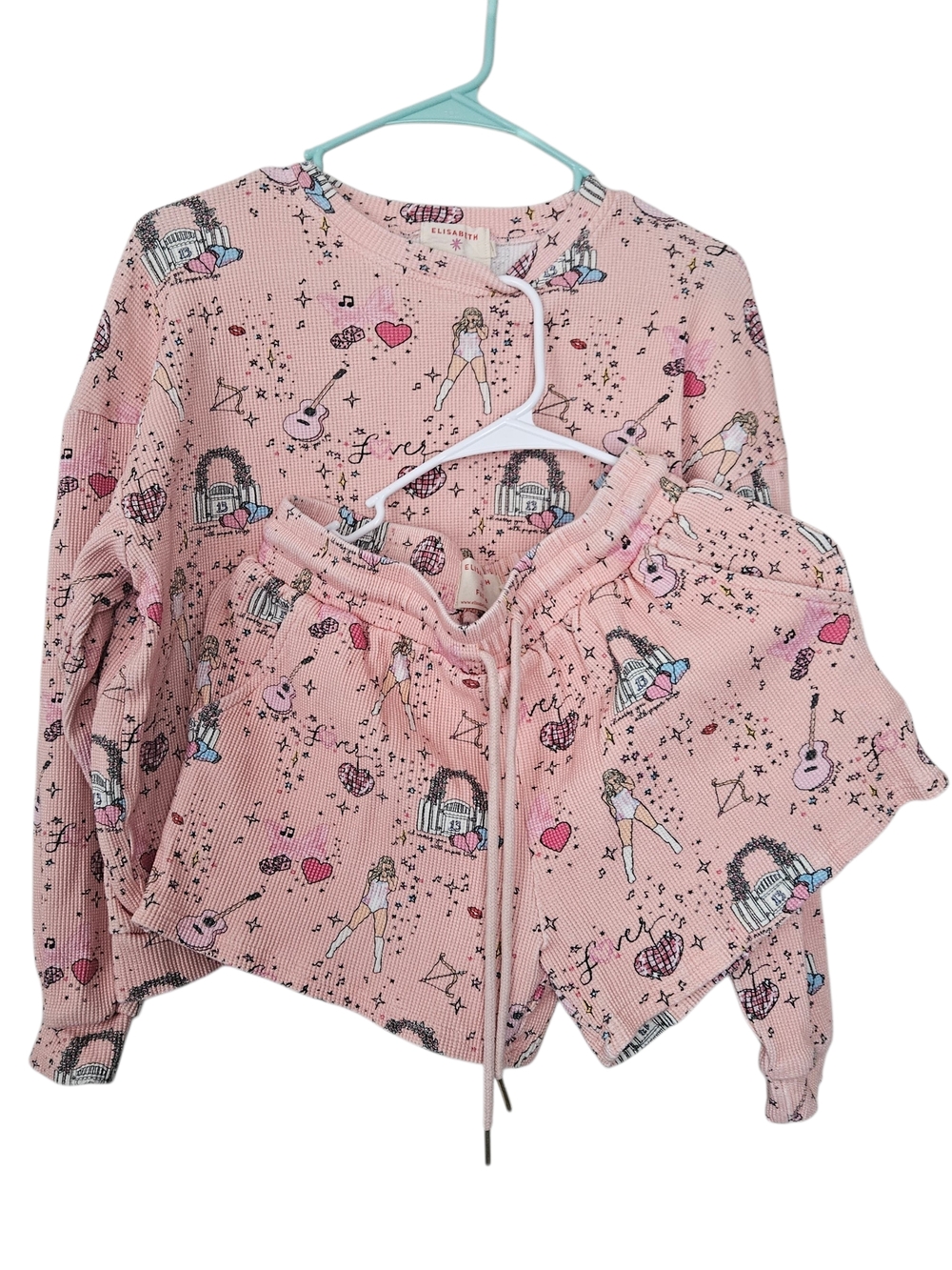 Elisabeth And Faith Swifty Pink P.j.set Size M